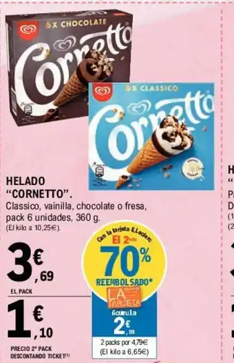 E.Leclerc Helado Cornetto360g oferta