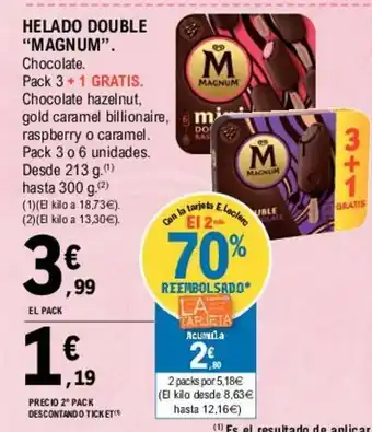 E.Leclerc Magnum Helado Double oferta
