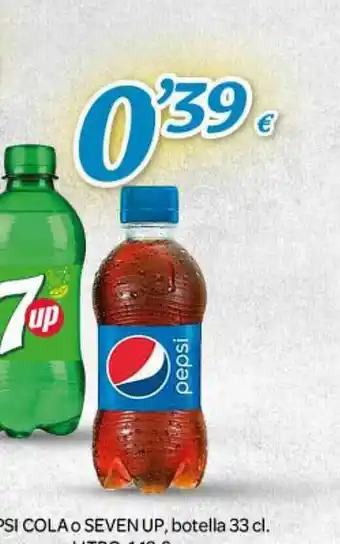 Alsara Supermercados Pepsi cola o seven up botella oferta
