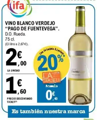 E.Leclerc Pago De Fuentevega D.O Rueda 75cl oferta