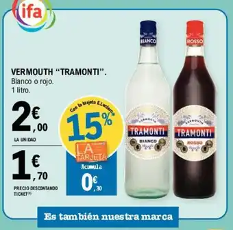 E.Leclerc Tramont Vermouth 1 litro oferta