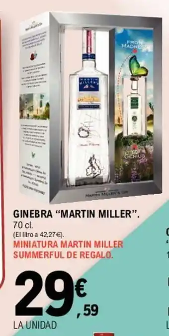 E.Leclerc Martin Miller Ginebra 70cl oferta