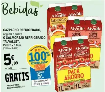 E.Leclerc Alvalle Gazpacho Refrigerado oferta