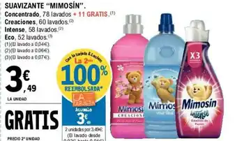E.Leclerc Mimosín Suavizante Concentrado oferta