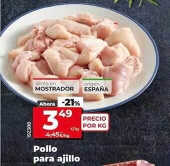 Dia Pollo para ajillo oferta