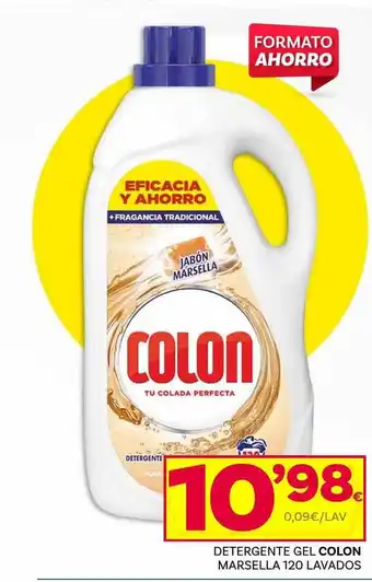 Supermercados Dani Detergente gel colon marsella 120 lavados oferta