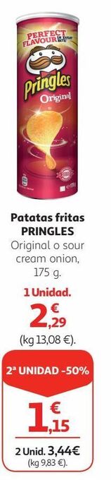 Alcampo Patatas fritas pringles oferta