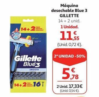 Alcampo Maquinilla desechable gillette oferta