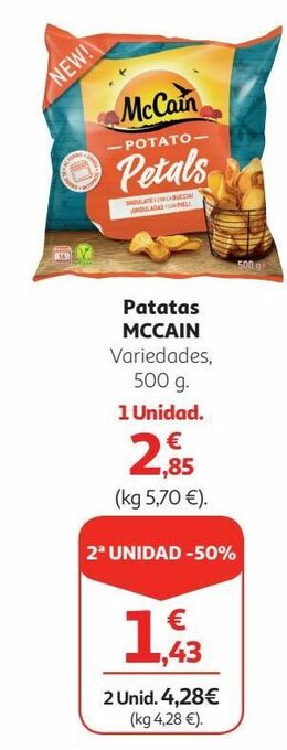 Alcampo Patatas mccain oferta