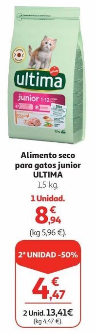 Alcampo Comida para gatos última oferta