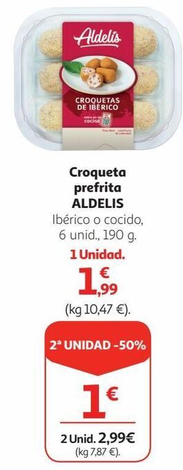 Alcampo Croquetas oferta