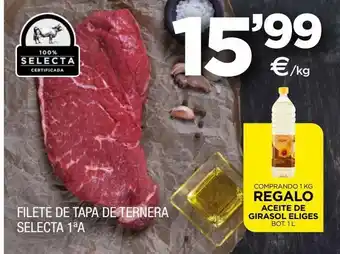 BM Supermercados Filete de tapa de ternera selecta 1a a oferta