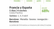 Viajes El Corte Inglés Navegación marsella oferta