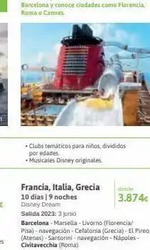 Viajes El Corte Inglés Películas disney oferta