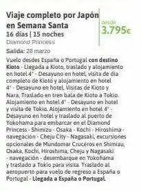 Viajes El Corte Inglés Semana santa oferta