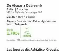 Viajes El Corte Inglés Kotor - dubrovnik desde 1.785€ de atenas a dubrovnik 9 días 18 noches ms la belle de l'adriatique 5 salida: 4 abril 4 oc oferta