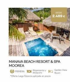 Viajes El Corte Inglés Manava beach resort & spa moorea primera 101 alojamiento y desayuno *oferta larga estancia aplicada en precio desde 2.48 oferta
