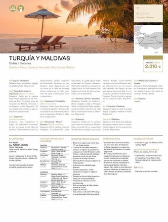 Viajes El Corte Inglés Turquía y maldivas 13 días / 11 noches estambul, ankara, capadocia, pamukkale, efeso, bursa y maldivas dia 1 españa / esta oferta