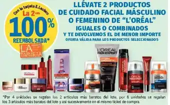 E.Leclerc L'oreal Llèvante 2 productos de cuidado facial oferta