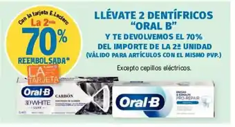 E.Leclerc Oral B Llèvante 2 productos oferta