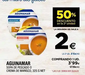 BM Supermercados Sopa de pescado o crema de marisco aguinamar oferta