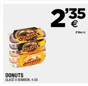BM Supermercados Glace o bombon, 4 ud. donuts oferta