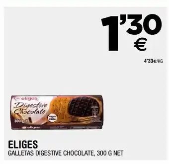 BM Supermercados Galletas digestive chocolate eliges oferta