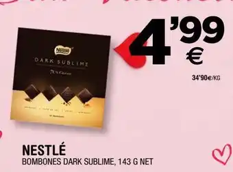 BM Supermercados Bombones dark sublime nestle oferta