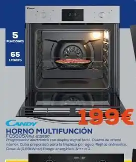 Tiendas Electrón Horno multifunción cristal oferta