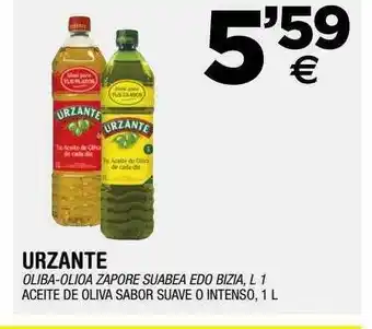 Urzante aceite de oliva sabor suave o intenso