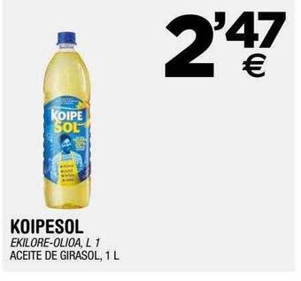 BM Supermercados Koipesol aceite de girasol oferta