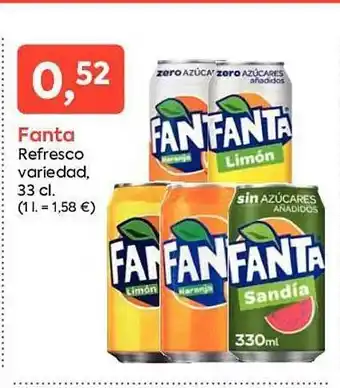 Suma Supermercados Fanta refresco variedad oferta
