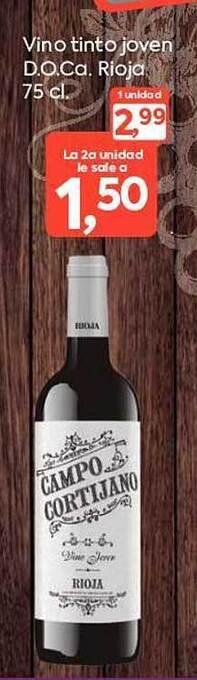 Suma Supermercados Vino tinto joven d.o.ca. rioja oferta