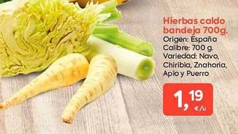 Suma Supermercados Hierbas caldo bandeja oferta