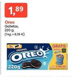 Suma Supermercados Oreo galletas oferta