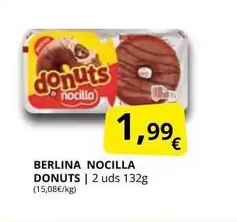 Supermercados MAS Berlina nocilla donuts oferta