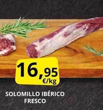 Supermercados MAS Solomillo ibérico fresco oferta