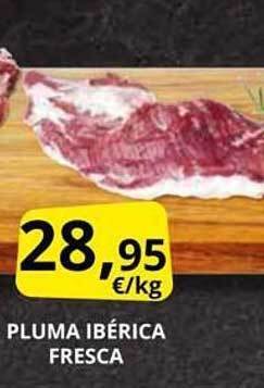 Supermercados MAS Pluma ibérica fresca oferta
