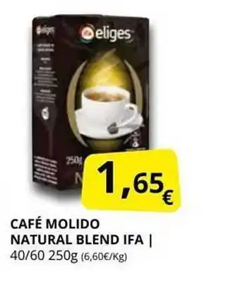 Supermercados MAS Café molido natural blend ifa oferta