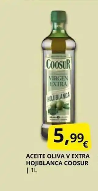 Supermercados MAS Aceite oliva v extra hojiblanca coosur oferta
