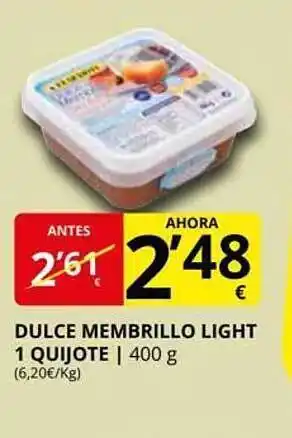Supermercados MAS Dulce membrillo light 1 quijote oferta