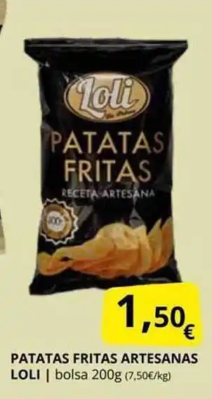 Supermercados MAS Patatas fritas artesanas loli oferta