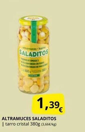 Supermercados MAS Altramuces saladitos oferta