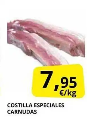 Supermercados MAS Costilla especiales carnudas oferta