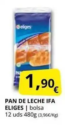Supermercados MAS Pan de leche ifa eliges oferta