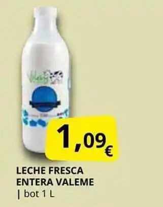Supermercados MAS Leche fresca entera valeme oferta