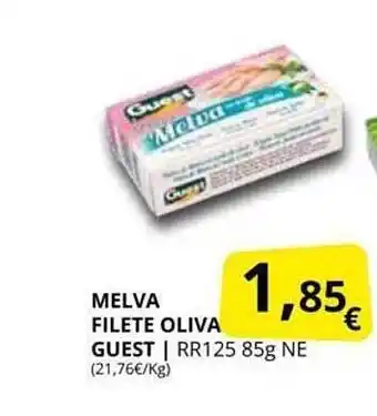 Supermercados MAS Melva filete oliva guest oferta