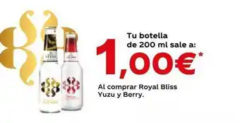 Supermercados MAS Royal bliss yuzu y berry oferta