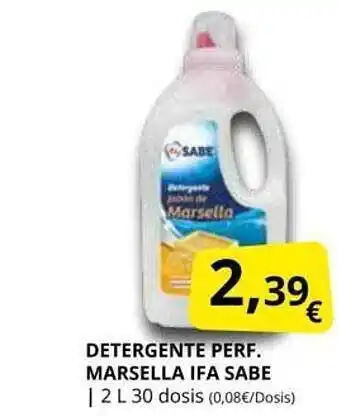 Supermercados MAS Detergente perf. marsella ifa sabe oferta
