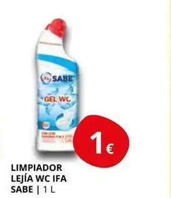 Supermercados MAS Limpiador lejía wc ifa sabe oferta